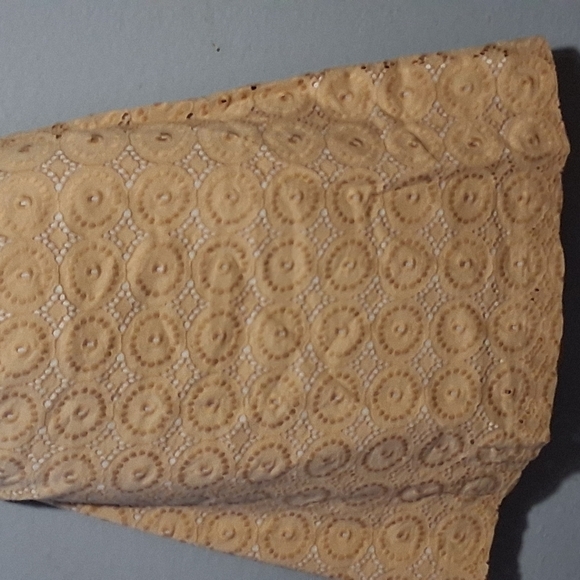 Banana Republic Cream A-Line Embellished Skirt - Picture 2 of 8